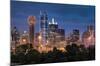 Texas - Dallas Skyline-Trends International-Mounted Poster