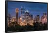 Texas - Dallas Skyline-Trends International-Framed Poster