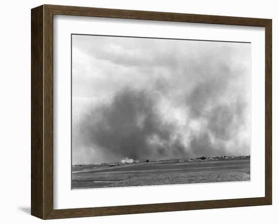 Texas Dust Storm-Russell Lee-Framed Premium Photographic Print