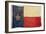 Texas Flag, 1842-null-Framed Giclee Print