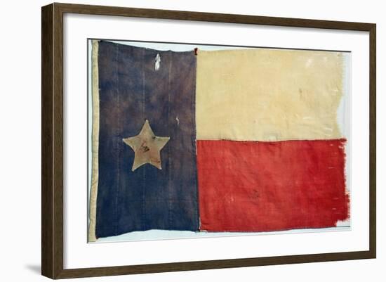 Texas Flag, 1842-null-Framed Giclee Print