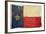 Texas Flag, 1842-null-Framed Giclee Print