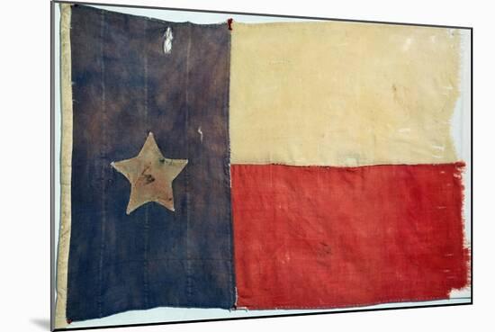 Texas Flag, 1842-null-Mounted Giclee Print