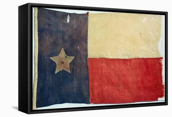 Texas Flag, 1842-null-Framed Stretched Canvas