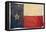 Texas Flag, 1842-null-Framed Stretched Canvas