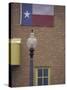 Texas Flag and Street Light, Lubbock, Texas, USA-Darrell Gulin-Stretched Canvas