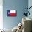 Texas Flag Art Print Poster-null-Framed Poster displayed on a wall