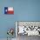 Texas Flag Distressed Art Print Poster-null-Stretched Canvas displayed on a wall
