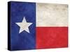 Texas Flag Distressed Art Print Poster-null-Stretched Canvas