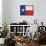 Texas Flag Distressed Art Print Poster-null-Framed Stretched Canvas displayed on a wall