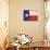 Texas Flag Distressed Art Print Poster-null-Stretched Canvas displayed on a wall