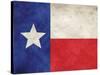 Texas Flag Distressed Art Print Poster-null-Stretched Canvas