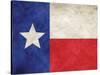 Texas Flag Distressed Art Print Poster-null-Stretched Canvas