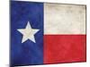 Texas Flag Distressed Art Print Poster-null-Mounted Poster
