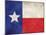 Texas Flag Distressed Art Print Poster-null-Mounted Poster