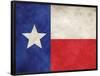 Texas Flag Distressed Art Print Poster-null-Framed Poster