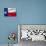 Texas Flag-Xtremer-Art Print displayed on a wall