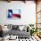 Texas Flag-John Gusky-Framed Photographic Print displayed on a wall