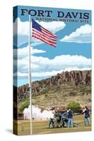 Texas - Fort Davis National Historic Site-Lantern Press-Stretched Canvas