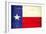 Texas Grunge Flag-TINTIN75-Framed Art Print