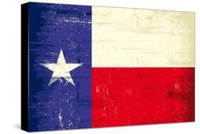 Texas Grunge Flag-TINTIN75-Stretched Canvas