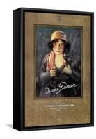Texas Guinan, on 1919 personality poster-null-Framed Stretched Canvas