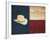 Texas Hat-Jace Grey-Framed Art Print