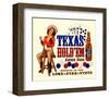 Texas Hold 'Em Amber Beer-null-Framed Giclee Print