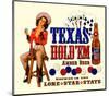 Texas Hold 'Em Amber Beer-null-Mounted Giclee Print