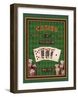 Texas Hold 'Em-Daphne Brissonnet-Framed Art Print