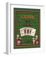 Texas Hold 'Em-Daphne Brissonnet-Framed Art Print