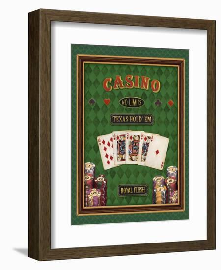 Texas Hold 'Em-Daphne Brissonnet-Framed Art Print