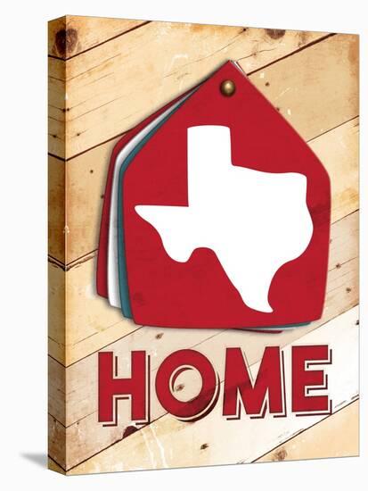 Texas Home Swatch-Jace Grey-Stretched Canvas