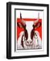 "Texas Longhorn,"February 9, 1924-Charles Bull-Framed Giclee Print