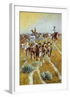 Texas Longhorns-Ollaf C. Seltzer-Framed Art Print