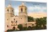 Texas Mission, San Antonio, Texas-null-Mounted Premium Giclee Print