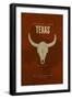 Texas Poster-David Bowman-Framed Giclee Print