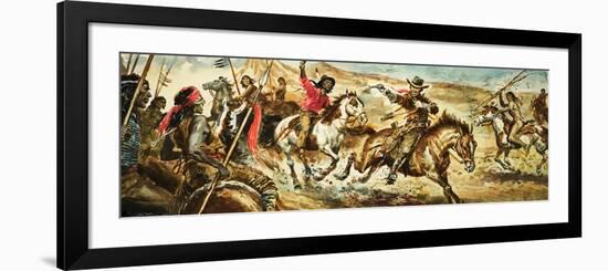 Texas Ranger-English School-Framed Premium Giclee Print