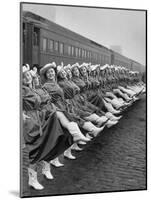 Texas Rangerettes Performing During Inauguration Festivities for Dwight D. Eisenhower-Hank Walker-Mounted Photographic Print