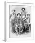 Texas Rangers Armed with Revolvers and Winchester Rifles, 1890 (B/W Photo)-American Photographer-Framed Giclee Print