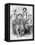 Texas Rangers Armed with Revolvers and Winchester Rifles, 1890 (B/W Photo)-American Photographer-Framed Stretched Canvas