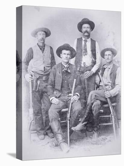 Texas Rangers at Shafter Mines, Big Bend District of Texas, 1890-null-Stretched Canvas