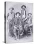 Texas Rangers at Shafter Mines, Big Bend District of Texas, 1890-null-Stretched Canvas