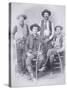 Texas Rangers at Shafter Mines, Big Bend District of Texas, 1890-null-Stretched Canvas