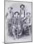 Texas Rangers at Shafter Mines, Big Bend District of Texas, 1890-null-Mounted Photographic Print