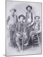 Texas Rangers at Shafter Mines, Big Bend District of Texas, 1890-null-Mounted Photographic Print