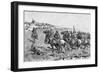 Texas Rangers Attack-Frederic Sackrider Remington-Framed Art Print