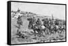 Texas Rangers Attack-Frederic Sackrider Remington-Framed Stretched Canvas