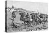 Texas Rangers Attack-Frederic Sackrider Remington-Stretched Canvas