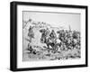 Texas Rangers Attacking a Comanche Village, 1896-Frederic Sackrider Remington-Framed Giclee Print